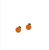 Mini Orange Stud Earrings