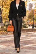 Black cardigan lifestyle restarted from original reference