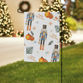 Happy VOLidays Garden Flag with Christmas scene