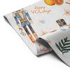happy volidays garden flag Product mockup