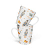 Happy VOLidays ceramic latte mug with Tennessee Volunteers nutcracker design